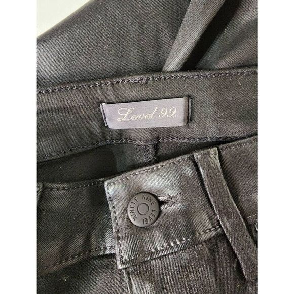 Level 99 Women Forever Black Denim Pants High Rise Skinny Jeans size 28/6 - Picture 7 of 10